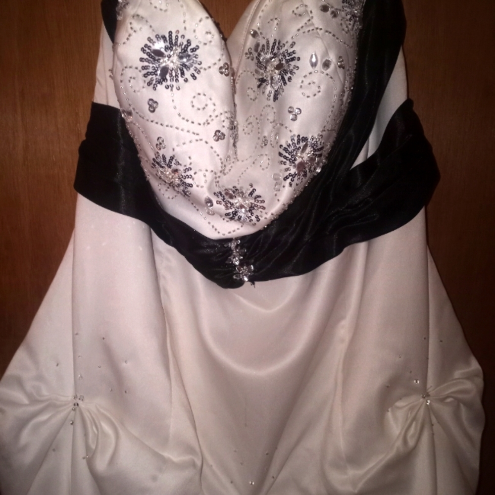 Beautiful wedding dress from Deb size 18 only wore twice includes veil